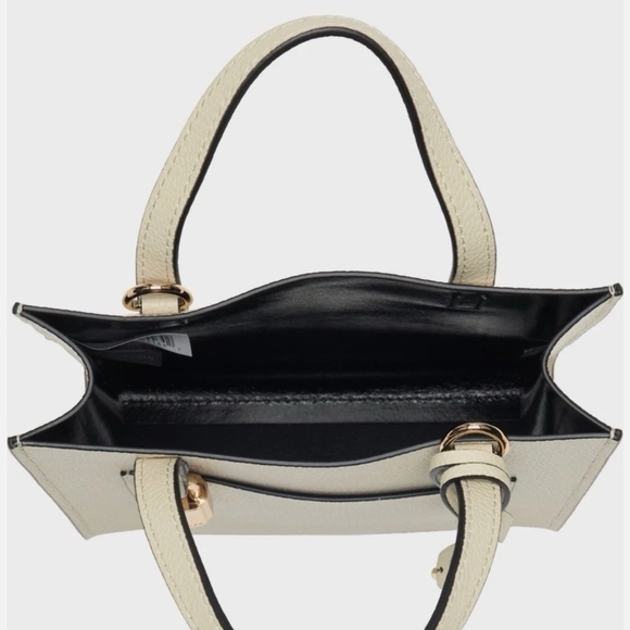 Marc Jacobs Micro Mini Grind Cream Tote with Gold Accents - Picture 2 of 5